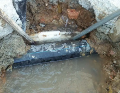 灌南测漏水之水管漏水
